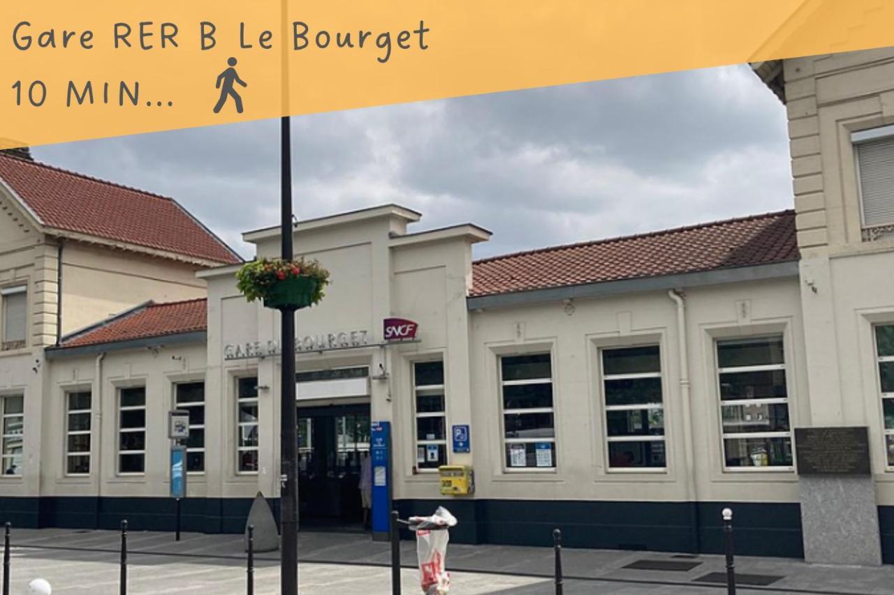 شقة L'Eugene - 10Min Du Rer B Le Bourget, Parking, Wifi دْراسي المظهر الخارجي الصورة